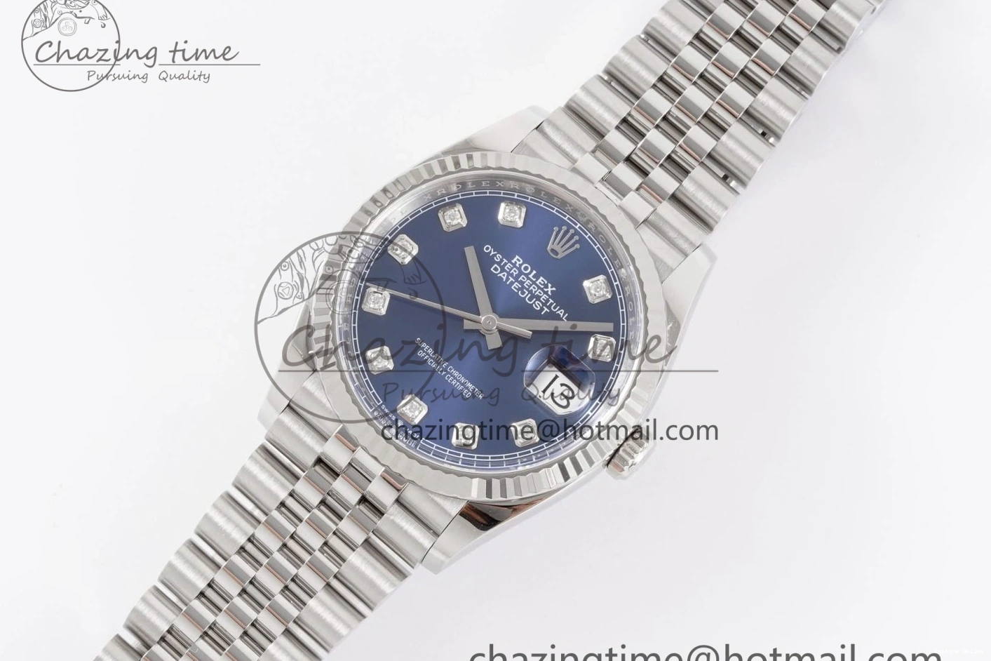 1218 DateJust 36 126234 Clean 1:1 Best Edition 904L Steel Blue Diamonds Dial on Jubilee Bracelet VR BestValue 1993